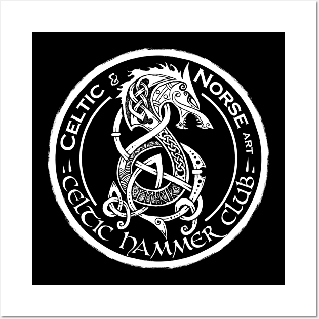 Celtic Hammer Club Badge Logo Wall Art by celtichammerclub